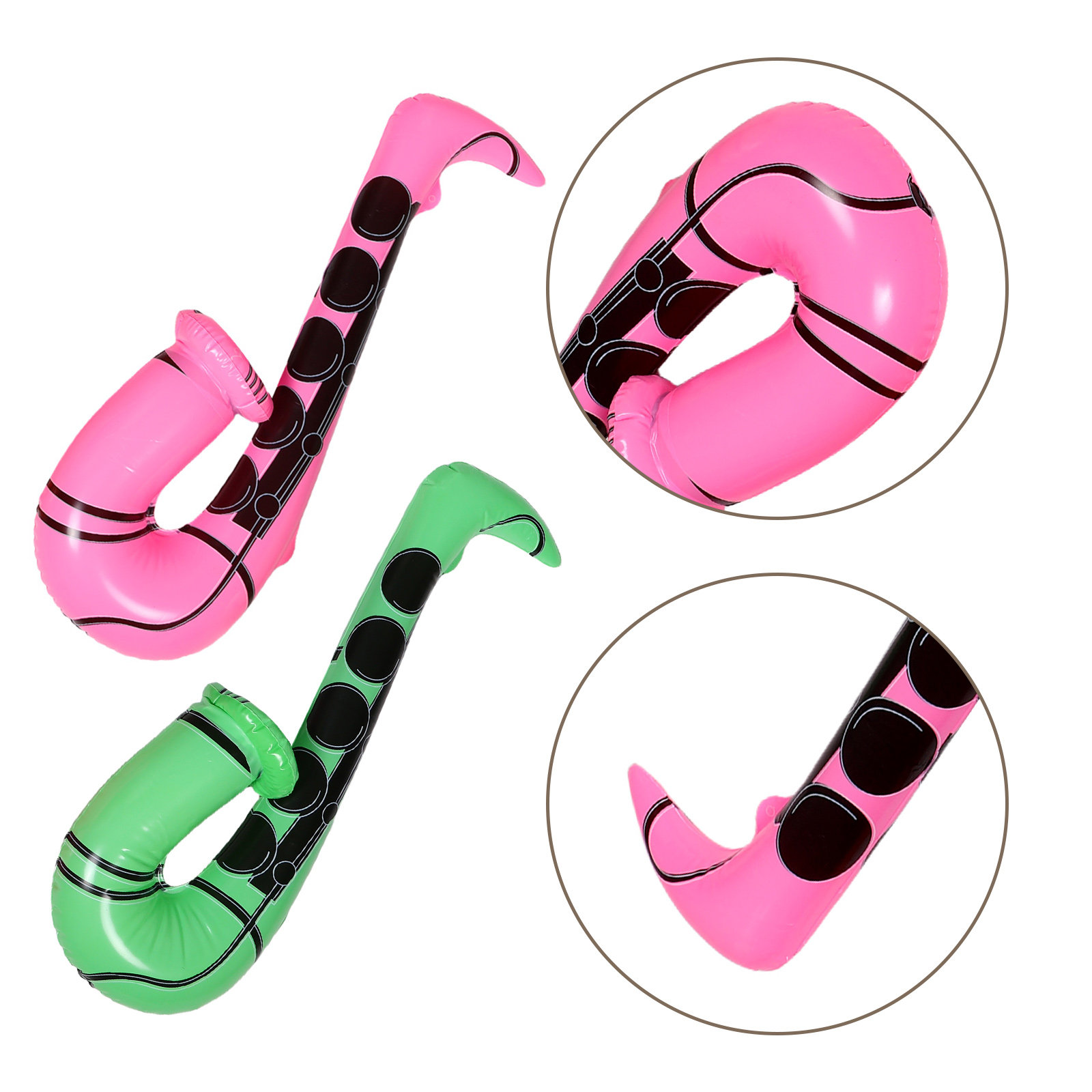 Musical Instrument You Blow - 4개입 에어바운스 색소폰 파티 장식 60cm