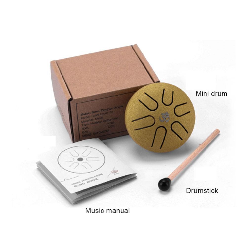 HLURU 3 인치 스틸 텅 드럼 6 노트 휴대용 미묘 - Tongue Drum Steel 리뷰 및 가격