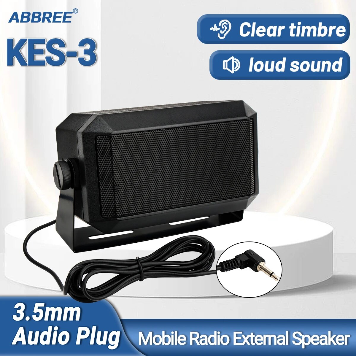 ABBREE 직사각형 외부 통신 스피커 모든 3.5mm - Musical Instrument Triangle 리뷰 및 가격