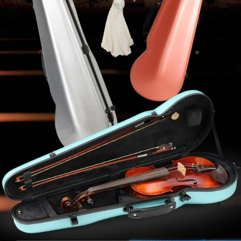 탄소 섬유 바이올린 케이스 안티 드롭 충돌 방지 보호  - Musical Instrument Dulcimer 리뷰 및 가격