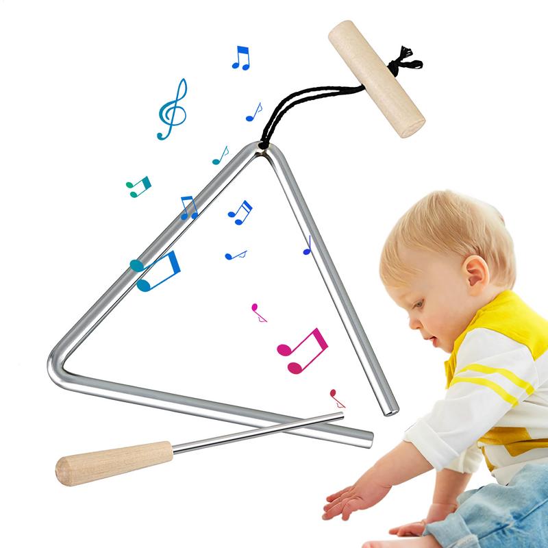 음악 삼각형 악기 스틸 음악 손 악기 스틸 삼각형 타악 - Musical Instrument Triangle 리뷰 및 가격