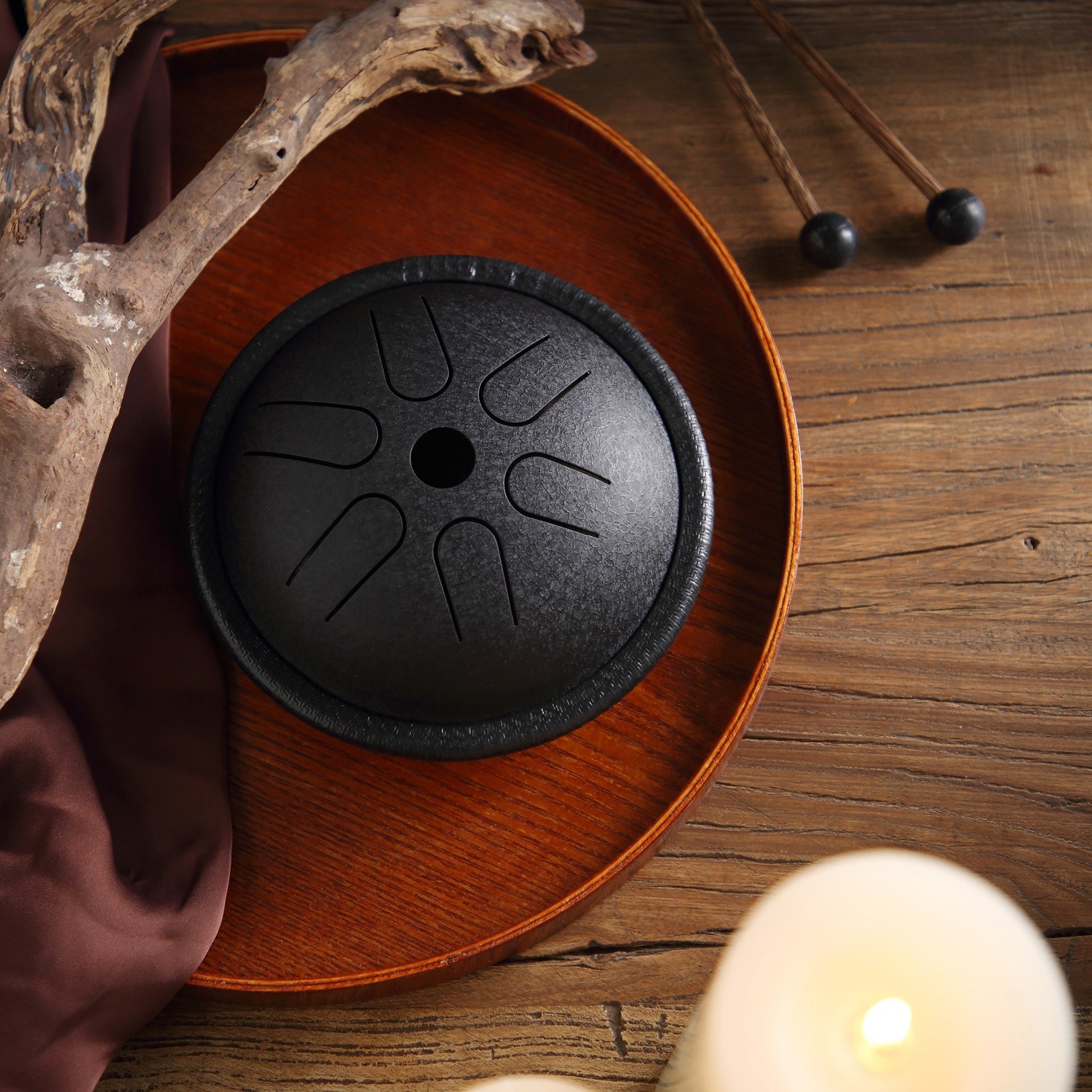 5.5인치 미니 스틸 텅 드럼 6음 핸드팬 드럼 스틸  - Tongue Drum Steel 리뷰 및 가격