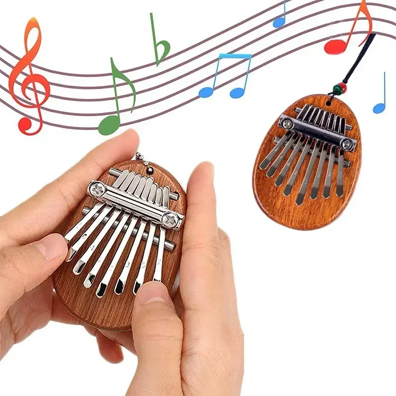 1Pcs 나무 미니 엄지 피아노 뮤지컬 8 톤 휴대용  - Musical Instrument Dulcimer 리뷰 및 가격