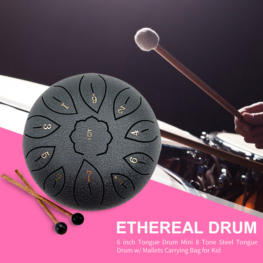 6인치 스틸 텅 드럼 선물 세트 |   11음계 사운드 - Tongue Drum Steel 리뷰 및 가격
