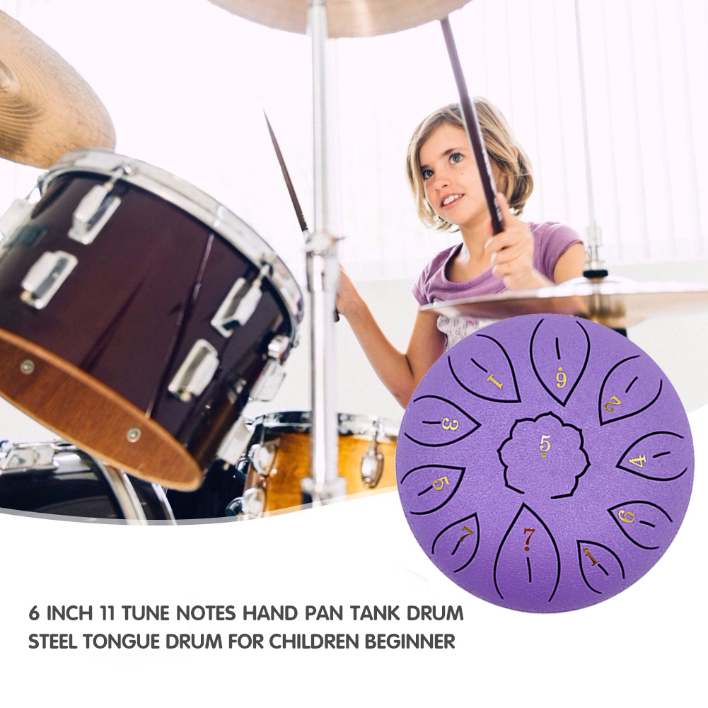 6인치 스틸 텅 드럼 선물 세트 |   11음계 사운드 - Tongue Drum Steel 리뷰 및 가격
