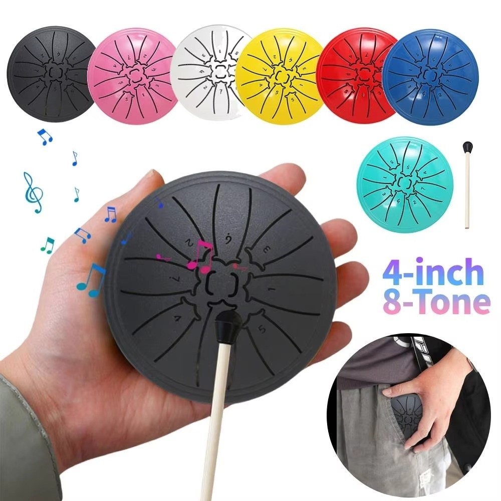 4인치 8음계 스틸 텅 드럼 세트, 청정한 사운드의 속 - Tongue Drum Steel 리뷰 및 가격